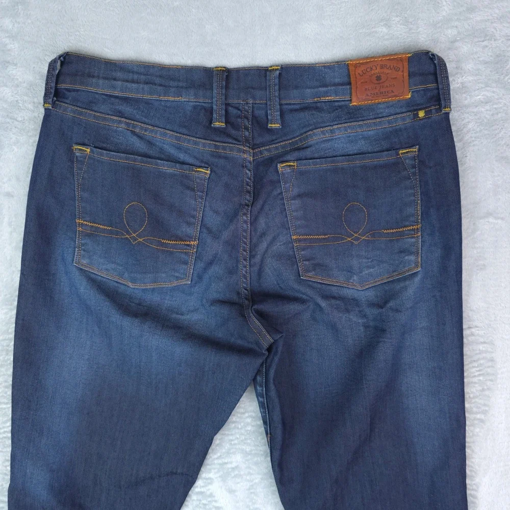 Lucky Brand Jeans Womens 12/31 Sofia Boot Cut Flare‎ Dark Wash Stretch Boho Y2K